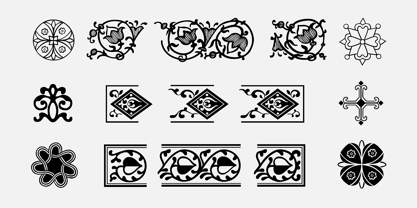 PF Ornamental Treasures Font Poster 5