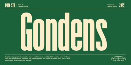 Gondens Font Poster 1