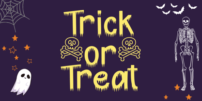 Spooky Phantom Font Poster 2