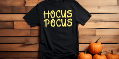Spooky Phantom Font Poster 5