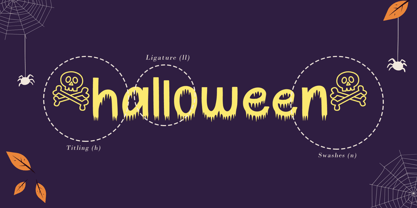 Spooky Phantom Font Poster 7