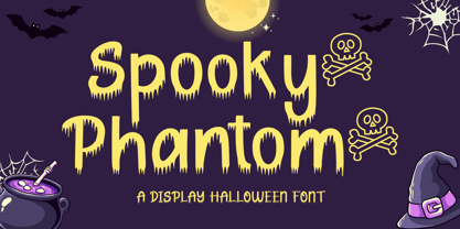 Spooky Phantom Font Poster 1