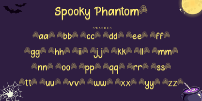 Spooky Phantom Font Poster 9