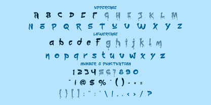 Sharp Drop Font Poster 5