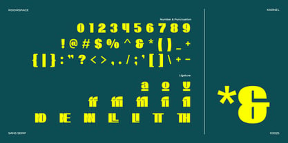 Karnel Font Poster 11