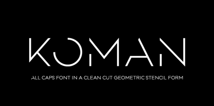 Koman Font Poster 1
