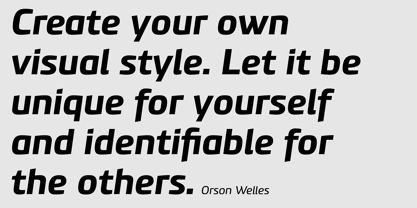 PF Benchmark Pro Font Poster 8