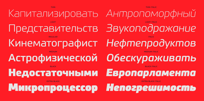 PF Benchmark Pro Font Poster 12