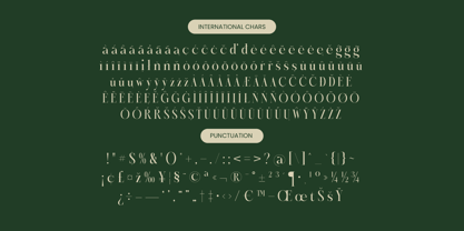 Karosa Font Poster 15