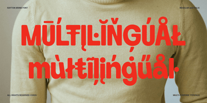 Rayton Brink Font Poster 11