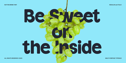 Rayton Brink Font Poster 7