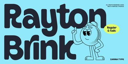 Rayton Brink Font Poster 1