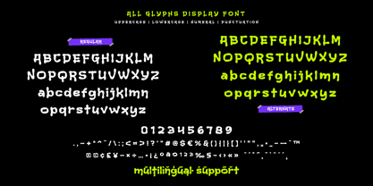 Cuaniges Font Poster 9