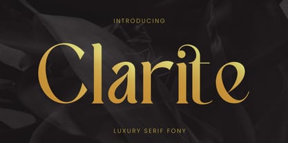Claritle Font Poster 1