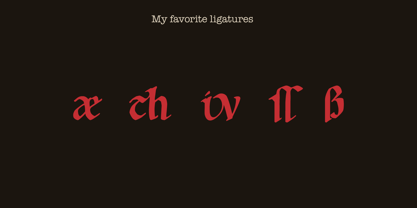 Carolingian Medieval Font Poster 9