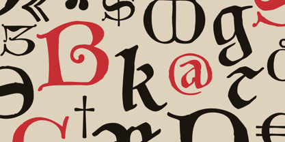 Carolingian Medieval Font Poster 3