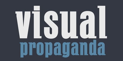 PF Fusion Slab Font Poster 1