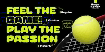 Raga Koner Font Poster 4