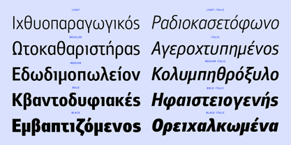 PF Bulletin Sans Pro Font Poster 7