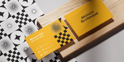 Akmorn Grotesque Font Poster 5