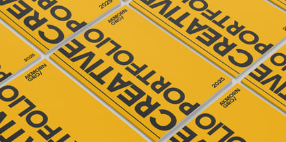 Akmorn Grotesque Font Poster 3