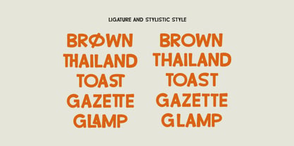 MC Luthgy Font Poster 6