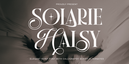 Solarie Halsy Font Poster 1