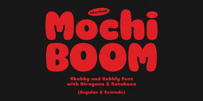 Mochi Boom Font Poster 1