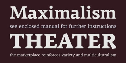 PF Centro Serif Pro Font Poster 5