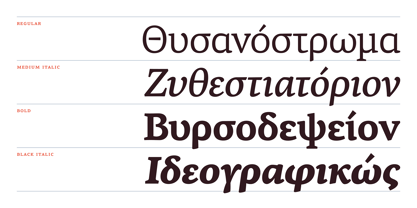 PF Centro Serif Pro Font Poster 12