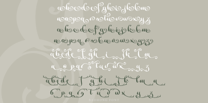 Badhong Font Poster 13