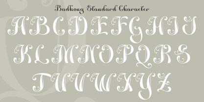 Badhong Font Poster 3
