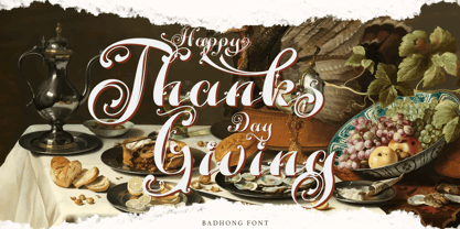 Badhong Font Poster 9