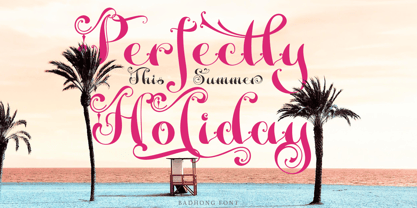 Badhong Font Poster 7