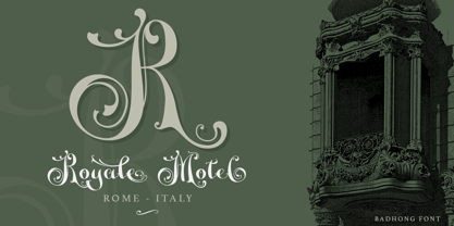 Badhong Font Poster 4