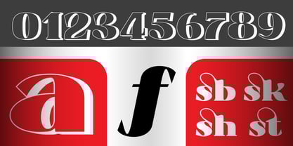 Astoria heavy Font Poster 5