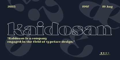 Astoria heavy Font Poster 9