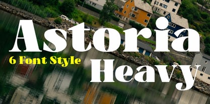 Astoria heavy Font Poster 1