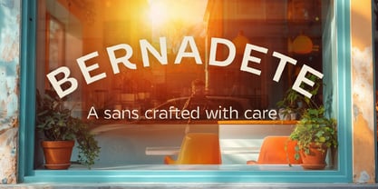 Bernadete Font Poster 4