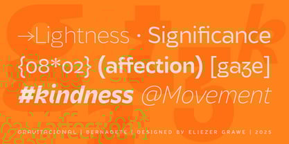 Bernadete Font Poster 3