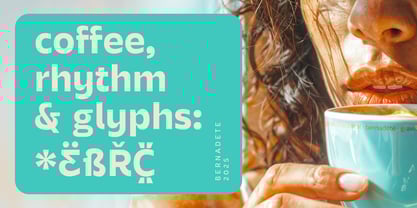 Bernadete Font Poster 9