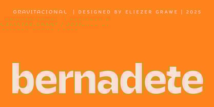 Bernadete Font Poster 1