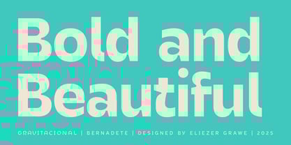 Bernadete Font Poster 12