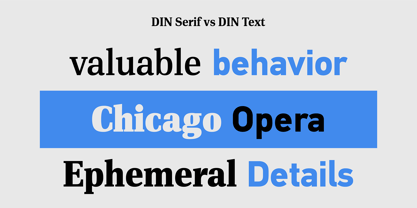 PF DIN Serif Font Poster 8