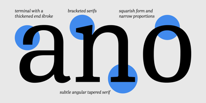 PF DIN Serif Font Poster 6