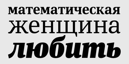 PF DIN Serif Font Poster 15