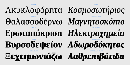 PF DIN Serif Font Poster 13