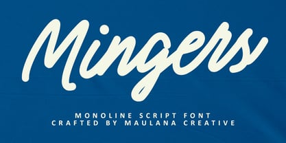 MC Mingers Font Poster 1