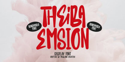 MC Theiba Emsion Font Poster 1