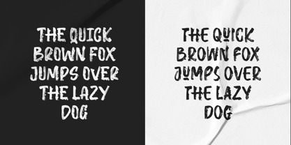 Phantom Scratch Font Poster 5